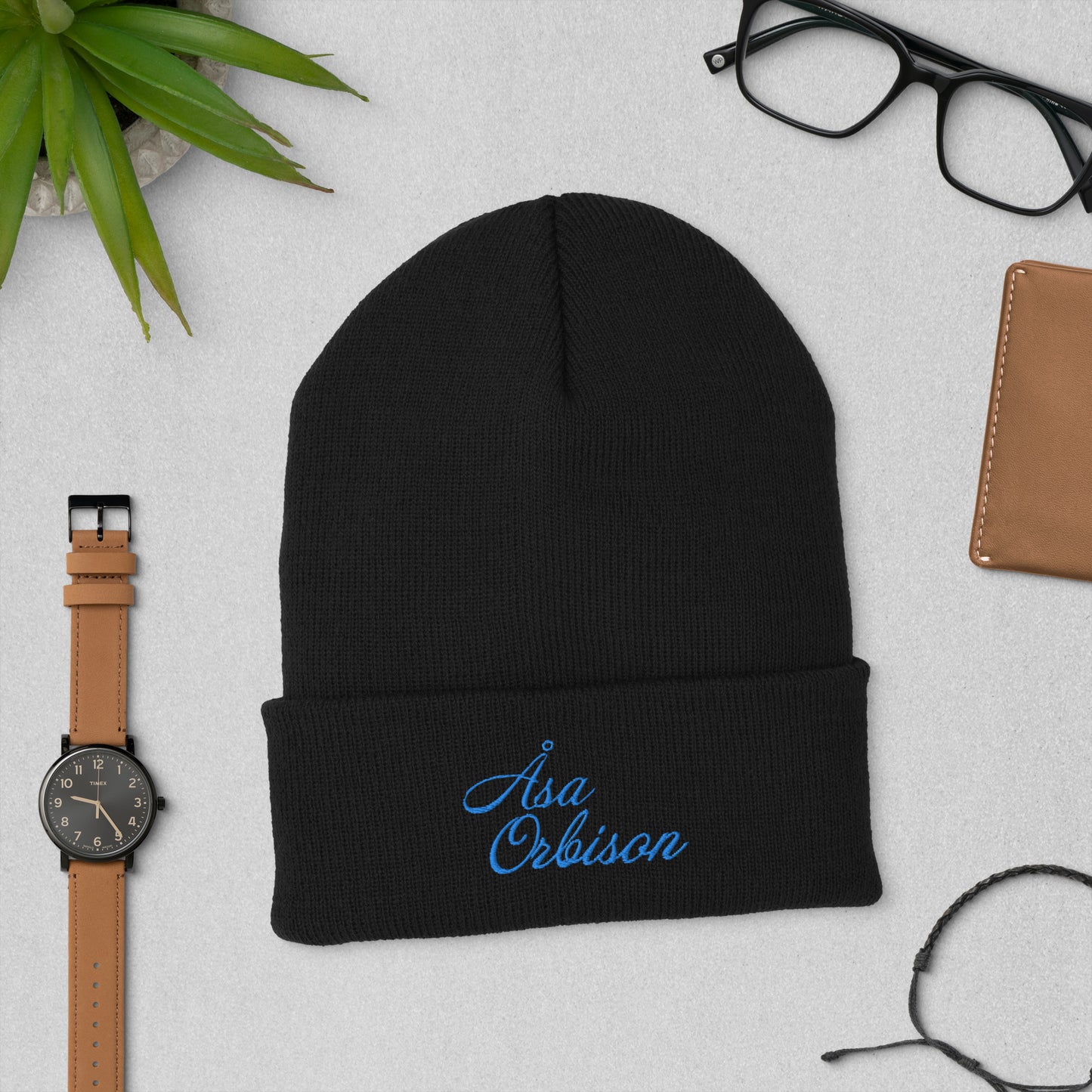 Åsa Orbison Cuffed Beanie Logo