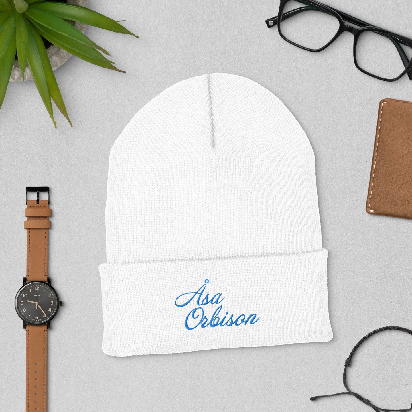 Åsa Orbison Cuffed Beanie Logo